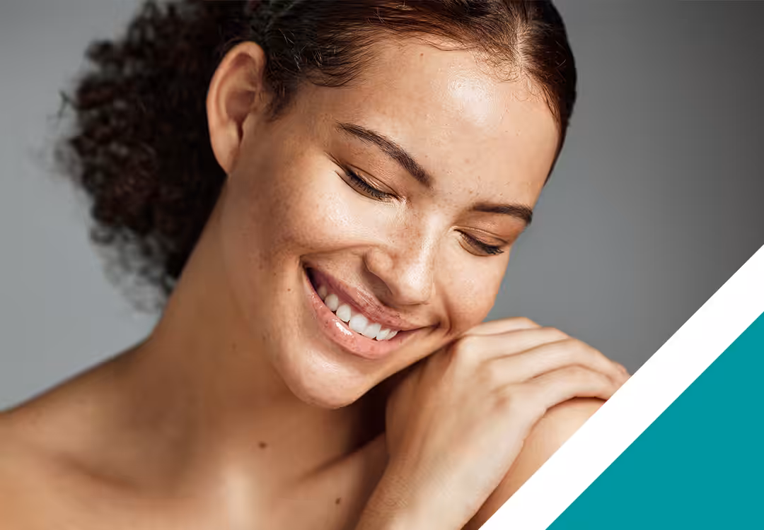 image of a woman with smooth skin