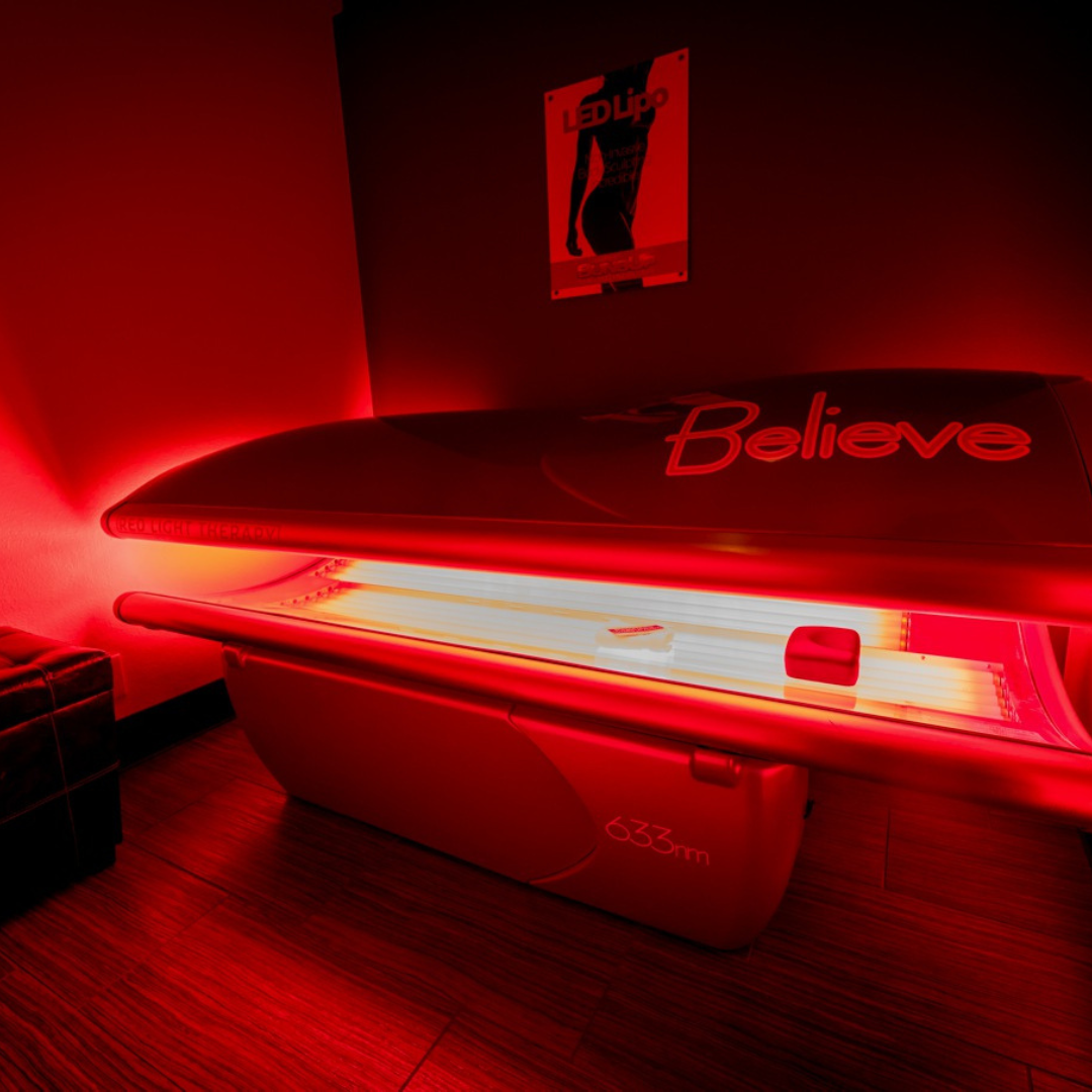 full-body red light therapy bed