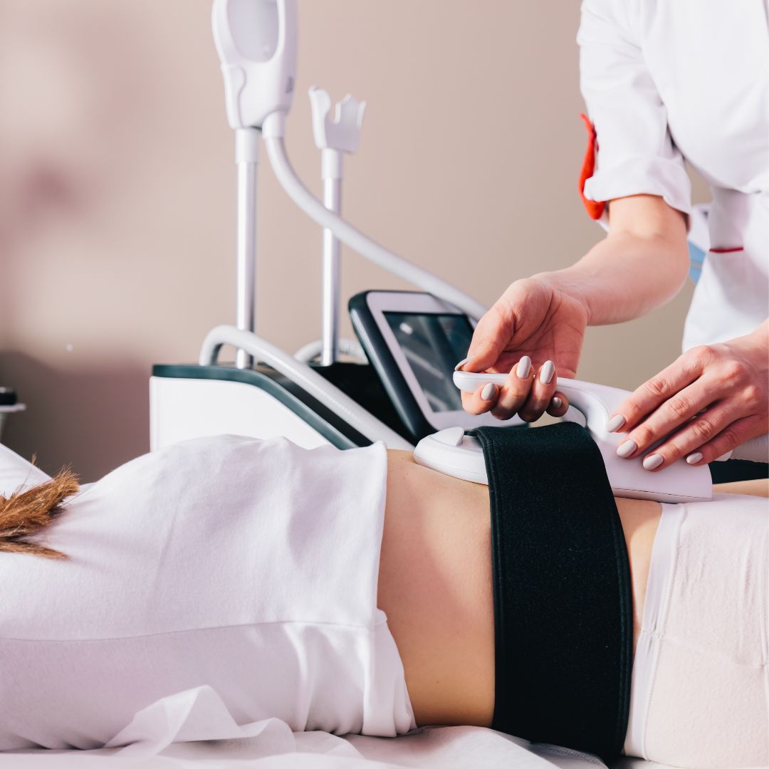 body sculpting treatment on waist