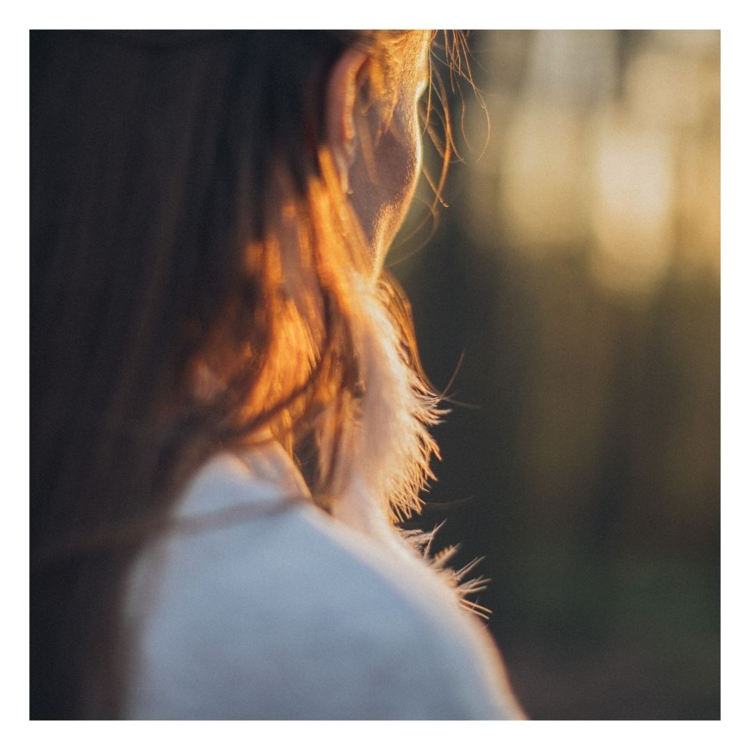 woman in the sunlight